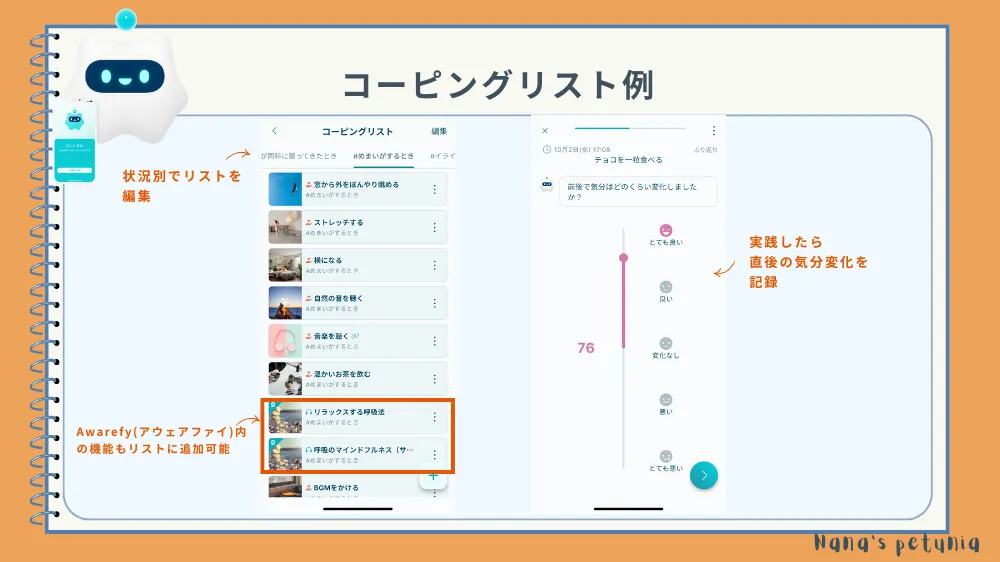 コーピングリスト例
